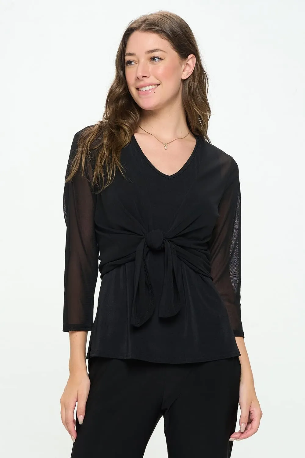 Jostar Mesh Printed Cardigan-4082MR-QRP1