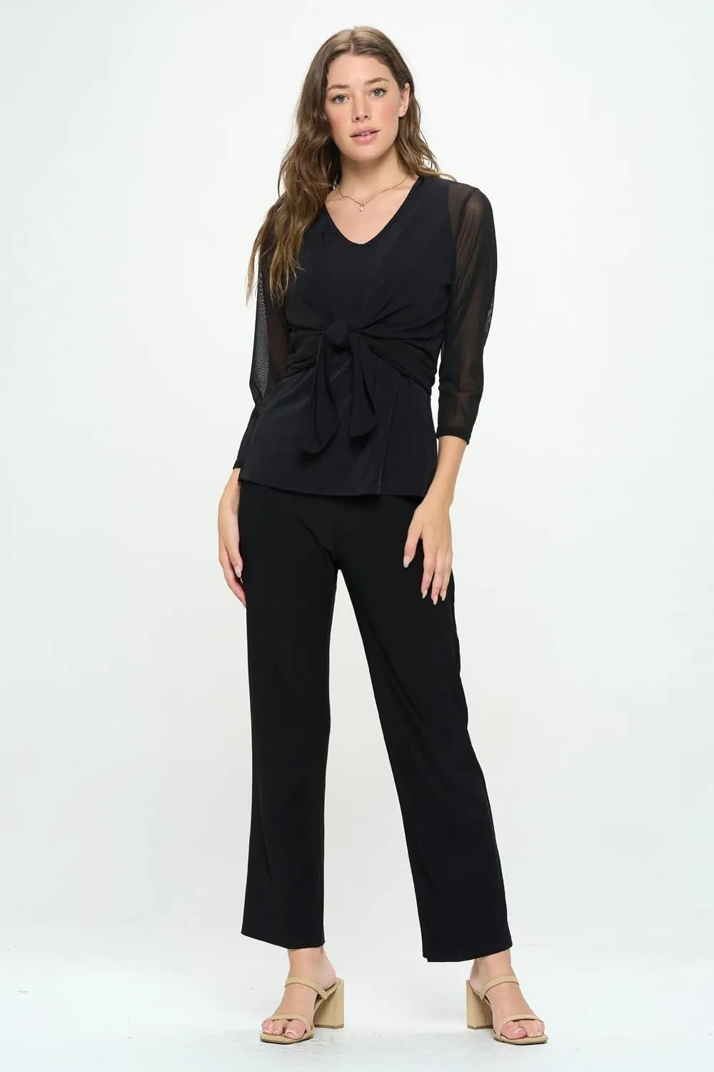 Jostar Mesh Printed Cardigan-4082MR-QRP1