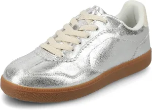 Journee Womens Cushioned footbeds Lummie Casual Sneaker Walking Shoe Round Toe Faux Leather lace up