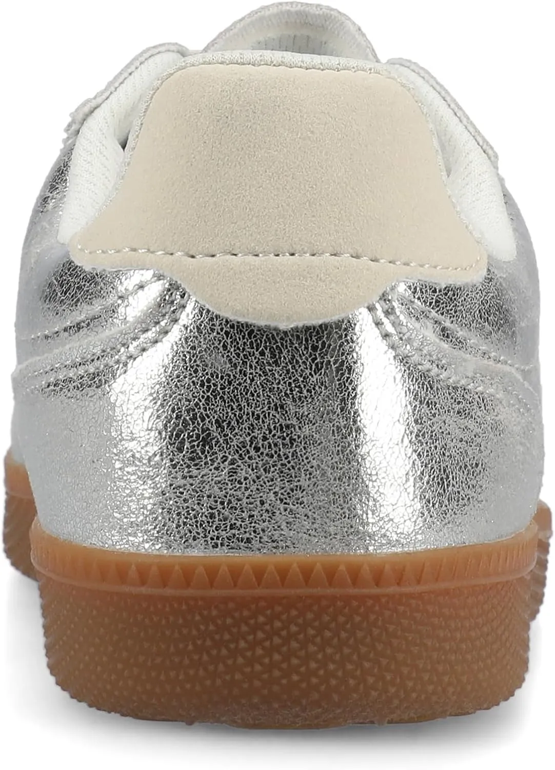 Journee Womens Cushioned footbeds Lummie Casual Sneaker Walking Shoe Round Toe Faux Leather lace up