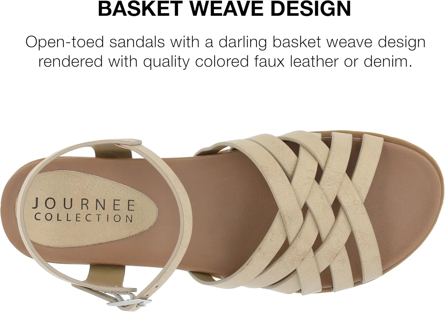 Journee Women's Kimmie Flat Sandals