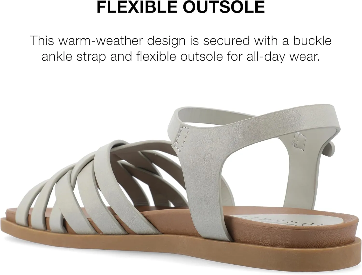 Journee Women's Kimmie Flat Sandals