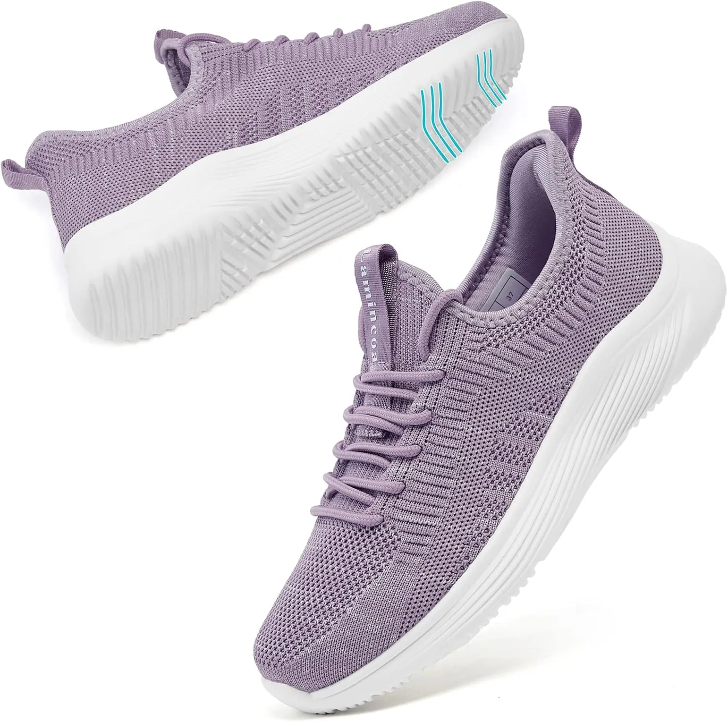 Lamincoa Womens Tennis Walking Shoes Slip On Lightweight Comfort Memory Foam Sneakers