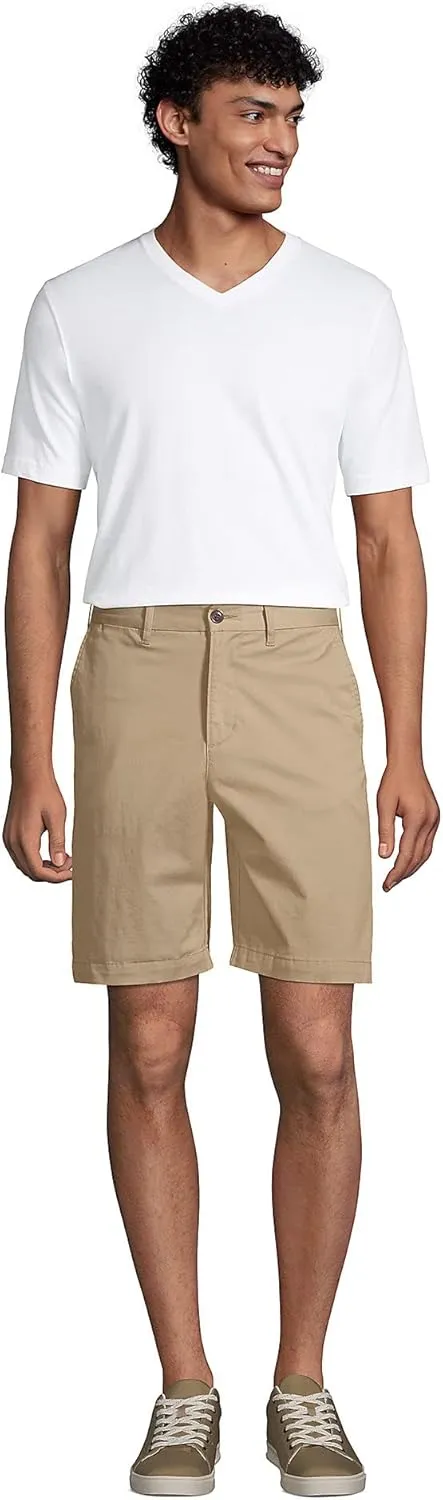 Lands' End Men's 9" Traditional Fit Comfort First Knockabout Chino Shorts