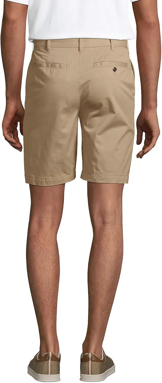 Lands' End Men's 9" Traditional Fit Comfort First Knockabout Chino Shorts