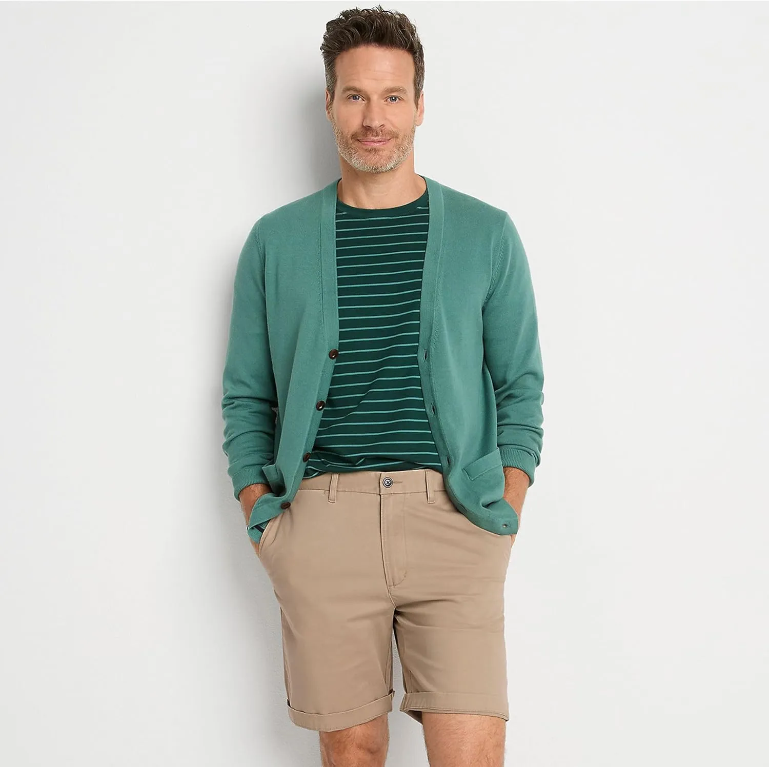 Lands' End Men's Big 9 Inch Comfort Waist Comfort First Knockabout Chino Shorts