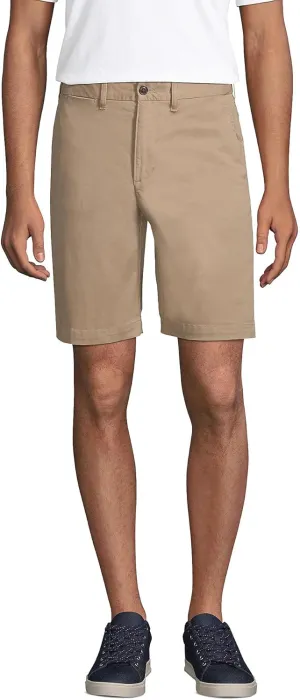 Lands' End Men's Big 9 Inch Comfort Waist Comfort First Knockabout Chino Shorts