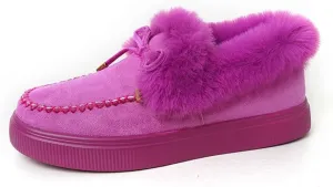 Lausiuoe Winter Boots For Women 2022 With Fur Ankle Booties Slip On Comfortable Casual Snow Fuzzy Walking Shoes Loafers