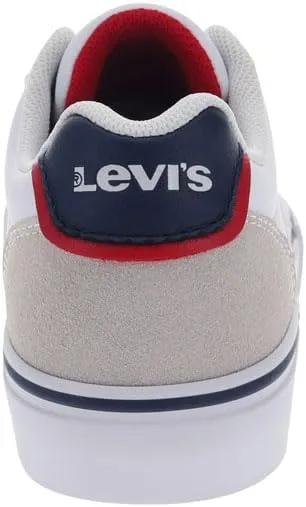 Levi's Kids Avery Synthetic Leather Casual Lace Up Sneaker Shoe