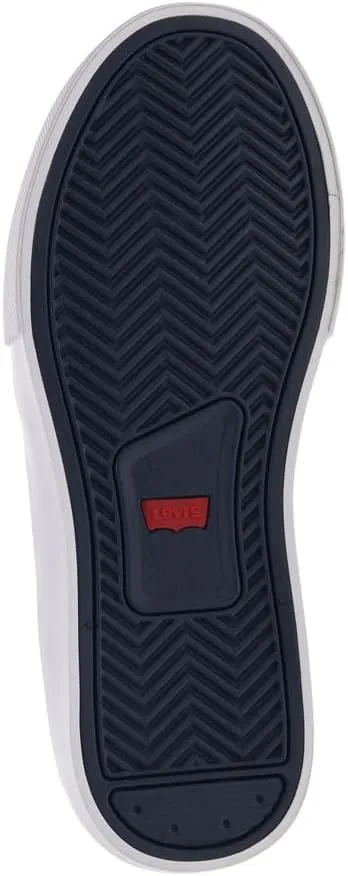 Levi's Kids Avery Synthetic Leather Casual Lace Up Sneaker Shoe
