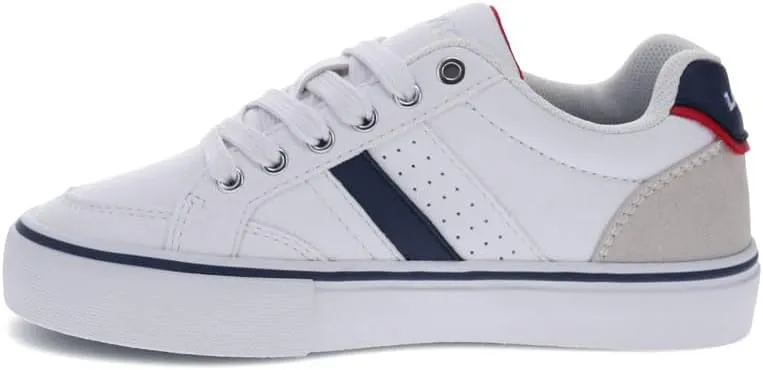 Levi's Kids Avery Synthetic Leather Casual Lace Up Sneaker Shoe