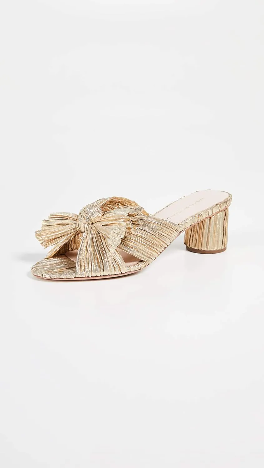Loeffler Randall Women's Emilia Pleated Bow Sandals