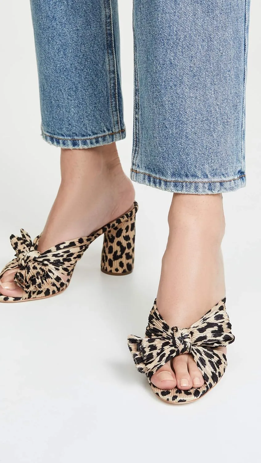 Loeffler Randall Women's Penny Pleated Bow Sandals