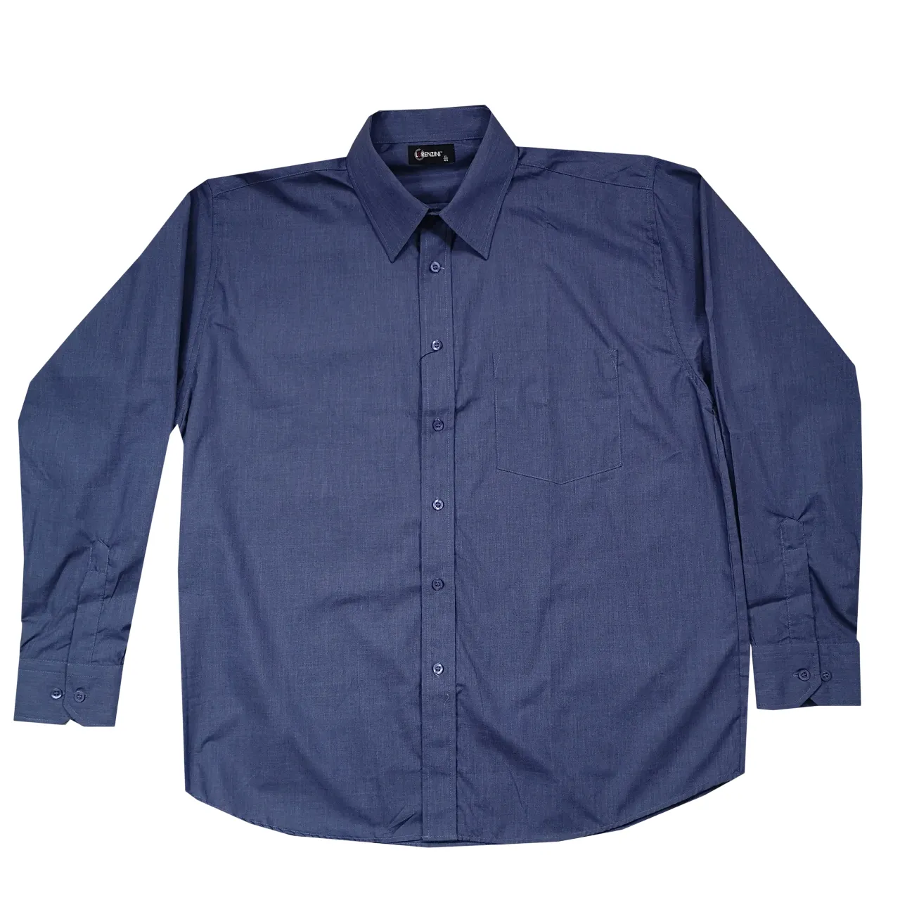 Lorenzini LS Dusty Navy Blue Shirt