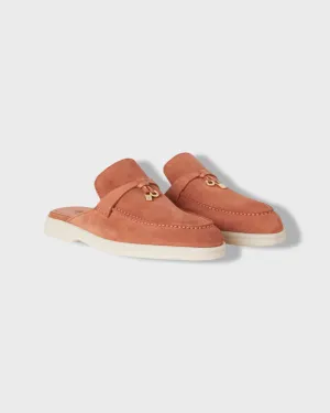 Loro Piana Babouche Charms Walk Loafer Dusty Orange
