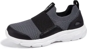 LUCKY STEP Little Kids Sneakers Breathable Mesh Walking Shoes Slip On Lightweight Athletic Trainers for Boys Girls