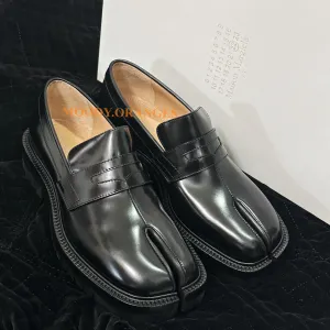 Maison Margiela 30mm Tabi County leather loafers