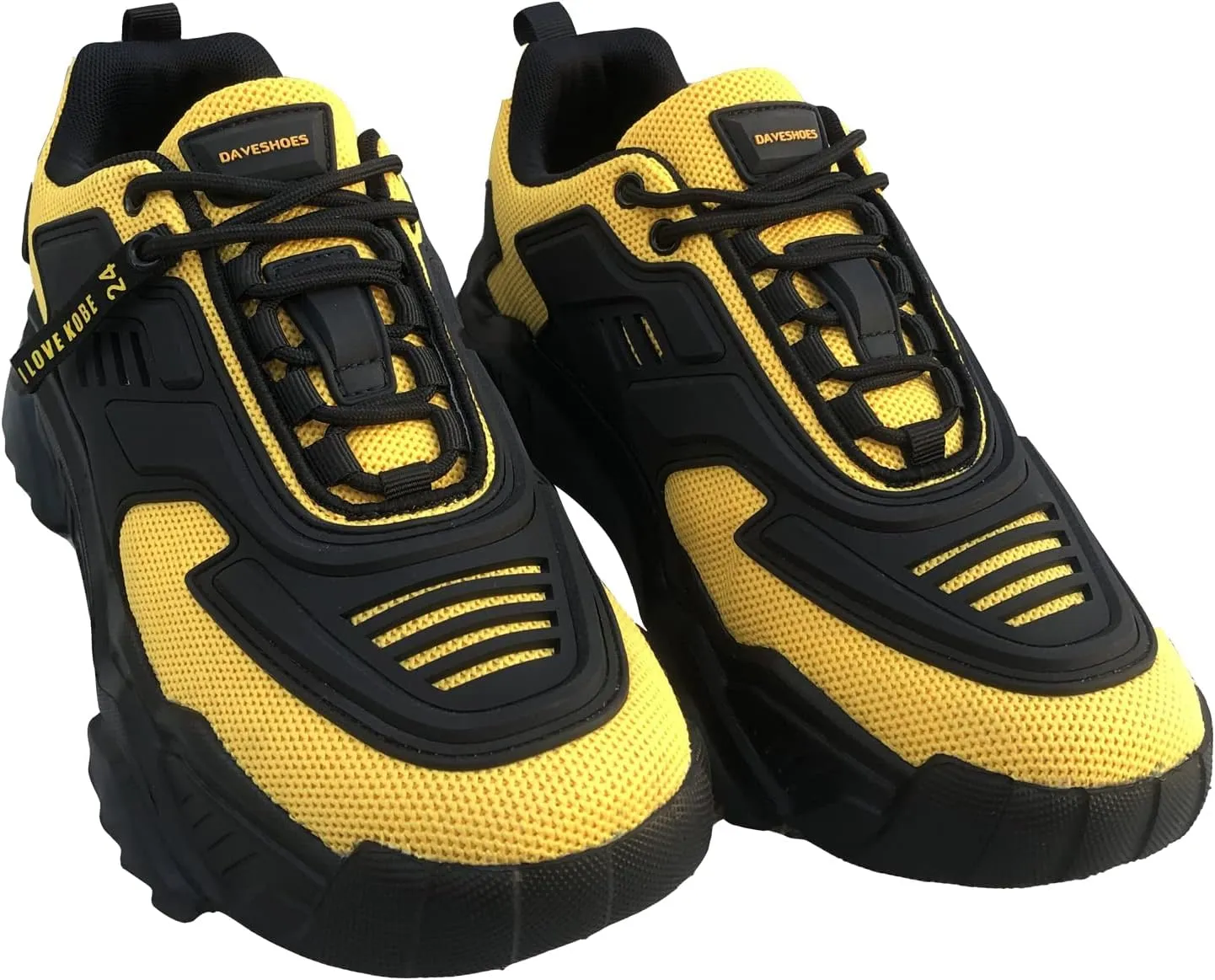 Mamba 24 Mens Wide Walking Shoes Height Increasing Luxury Mech Sneakers with Latex Insoles Mens Platform Shoes Hiptop Black Running Sport Shoes Male