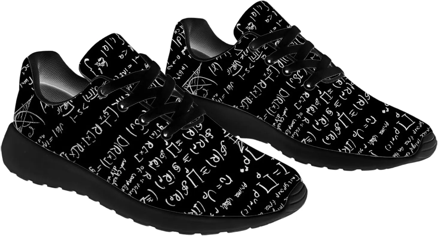 Math Shoes for Women Men Running Shoes Math Teacher Sneakers Gifts for Men Women