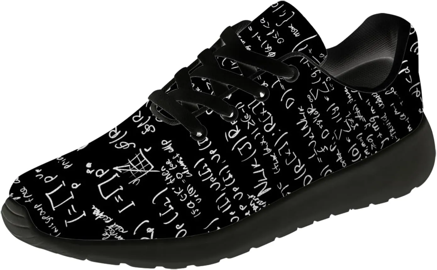 Math Shoes for Women Men Running Shoes Math Teacher Sneakers Gifts for Men Women