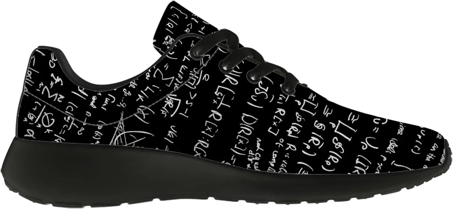 Math Shoes for Women Men Running Shoes Math Teacher Sneakers Gifts for Men Women