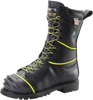 Matterhorn Klondike 10" Met Guard Steel Toe Mens Combat Boots - Durable, Slip-Resistant, Shock-Absorbing, Waterproof
