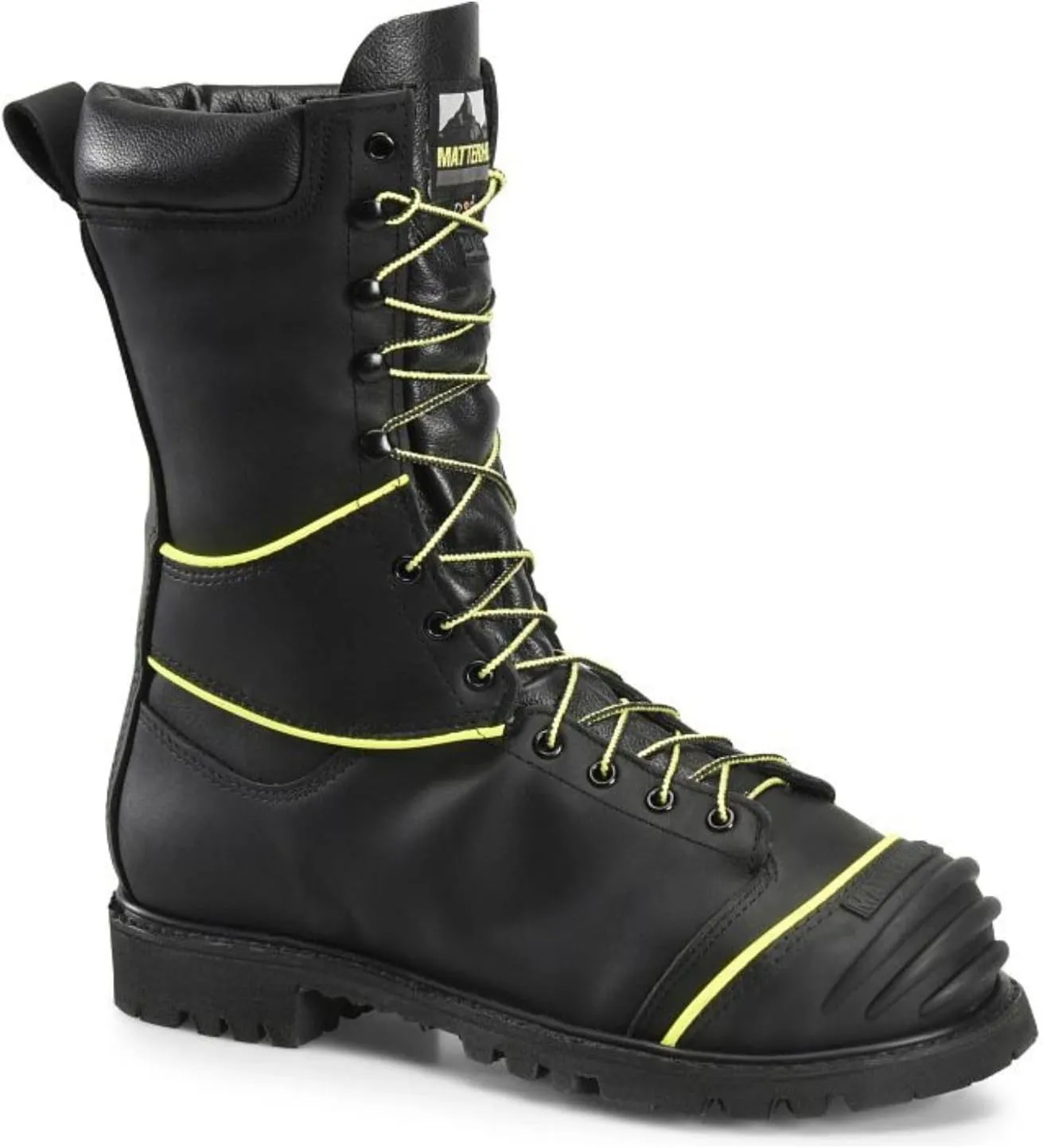 Matterhorn Klondike 10" Met Guard Steel Toe Mens Combat Boots - Durable, Slip-Resistant, Shock-Absorbing, Waterproof