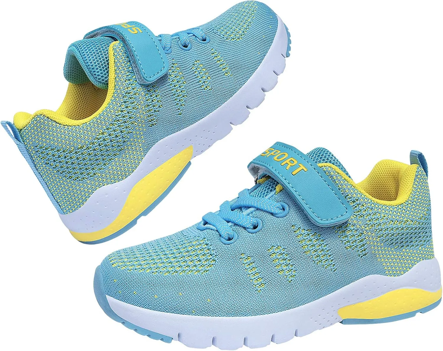 MAYZERO Kids Tennis Shoes Running Sports Shoes Breathable Athletic Shoes Lightweight Walking Shoes Fashion Sneakers for Boys and Girls