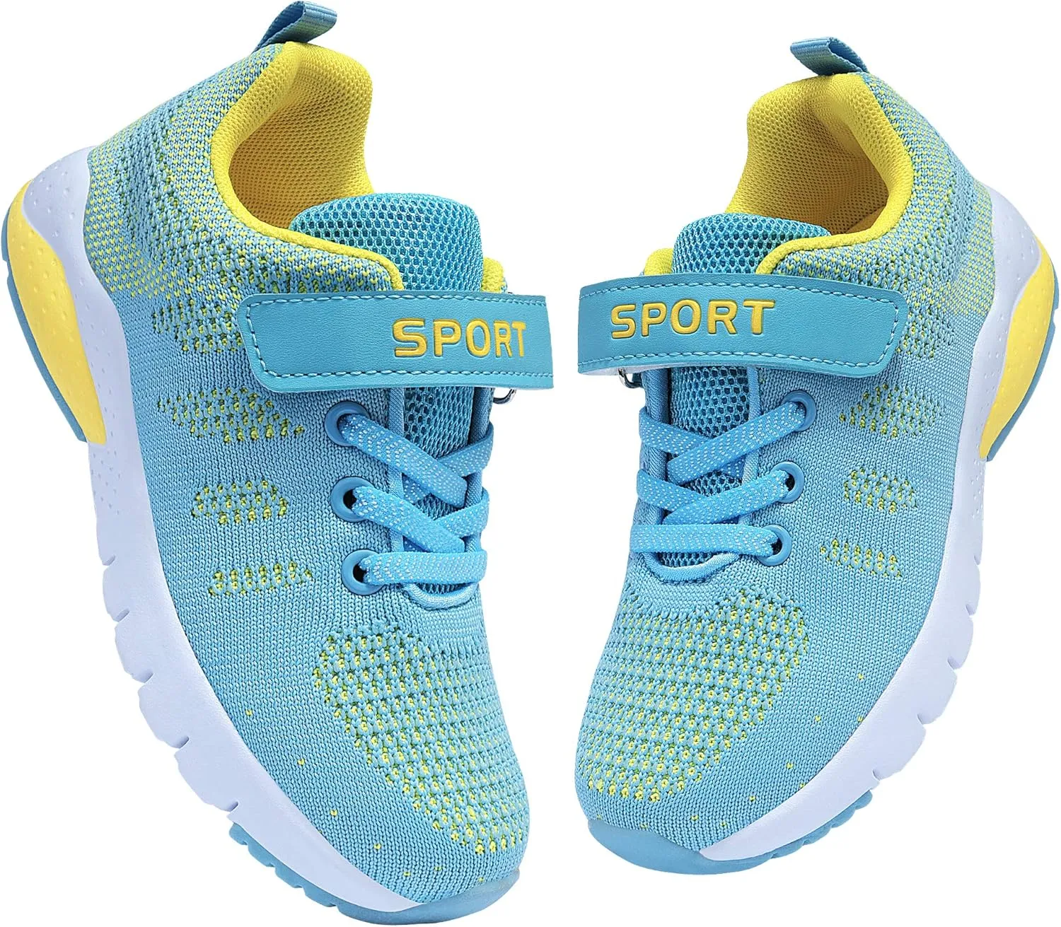 MAYZERO Kids Tennis Shoes Running Sports Shoes Breathable Athletic Shoes Lightweight Walking Shoes Fashion Sneakers for Boys and Girls