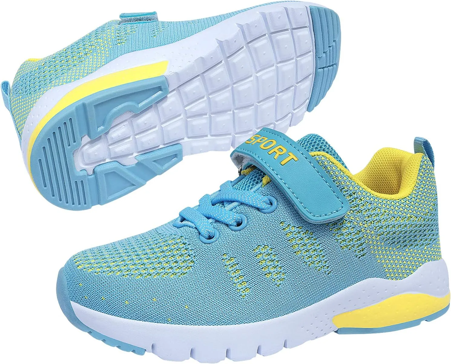 MAYZERO Kids Tennis Shoes Running Sports Shoes Breathable Athletic Shoes Lightweight Walking Shoes Fashion Sneakers for Boys and Girls
