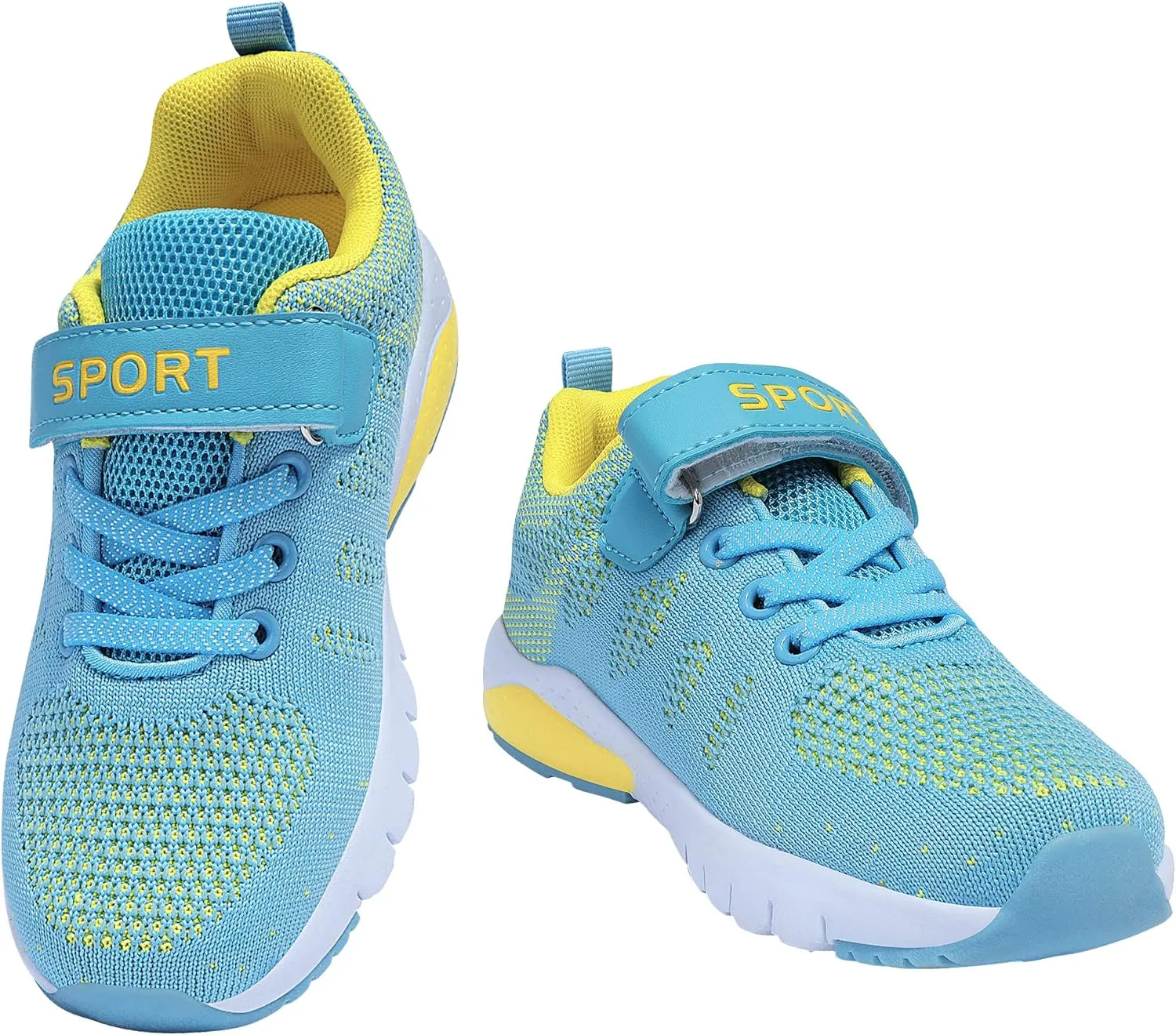 MAYZERO Kids Tennis Shoes Running Sports Shoes Breathable Athletic Shoes Lightweight Walking Shoes Fashion Sneakers for Boys and Girls