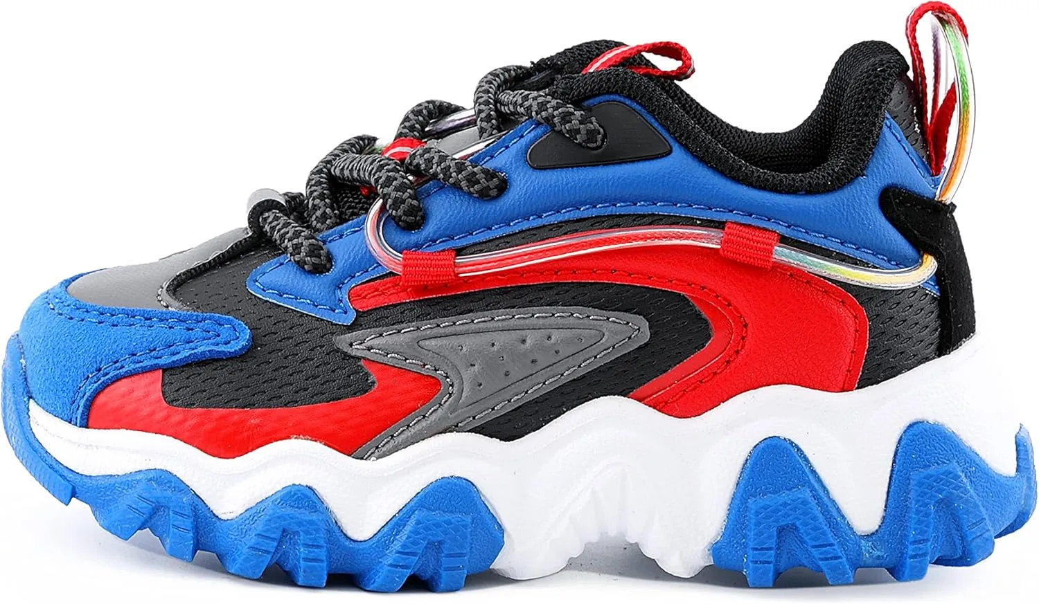 Mazino Kids Unisex Fashion Sneakers Lace-Up Shoes Tennis for Boys and Girls