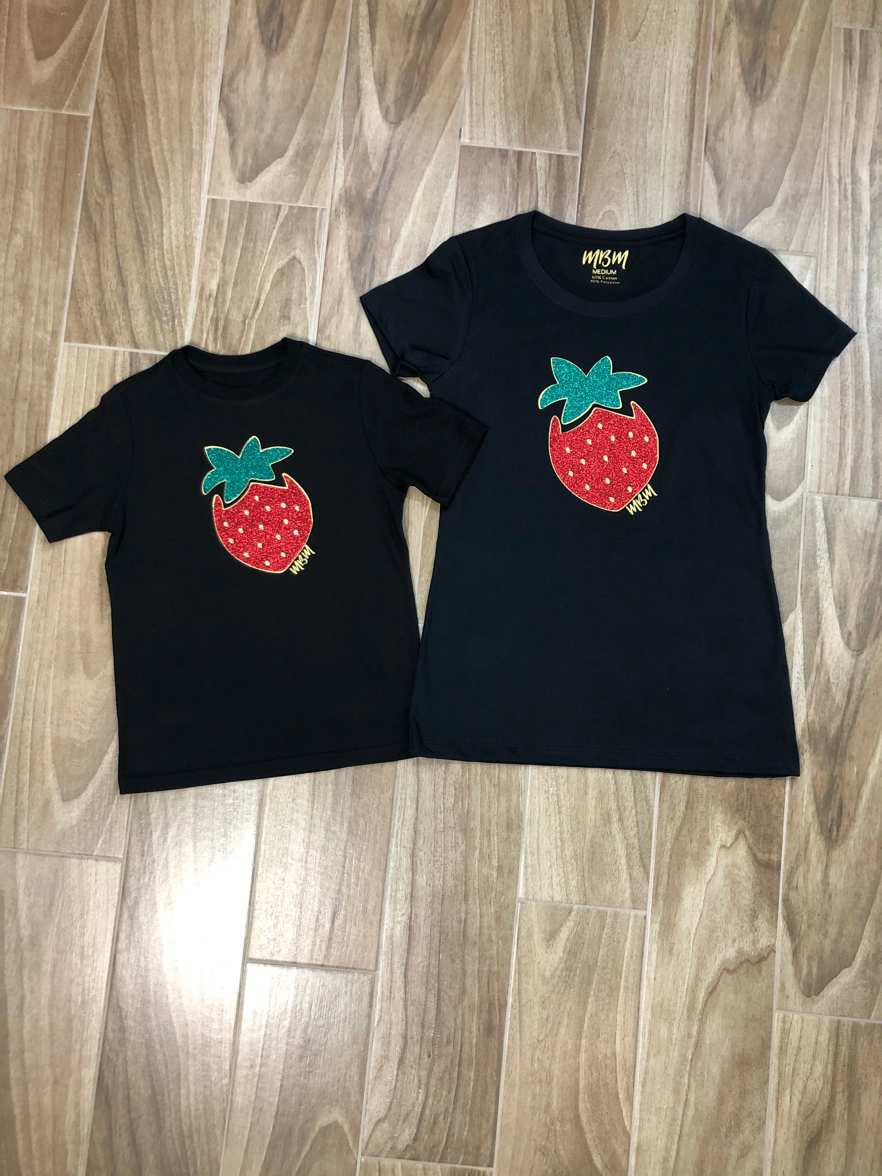 MBM FASHION T-SHIRT GLITTER WITH SWAROVSKI CRYSTALS