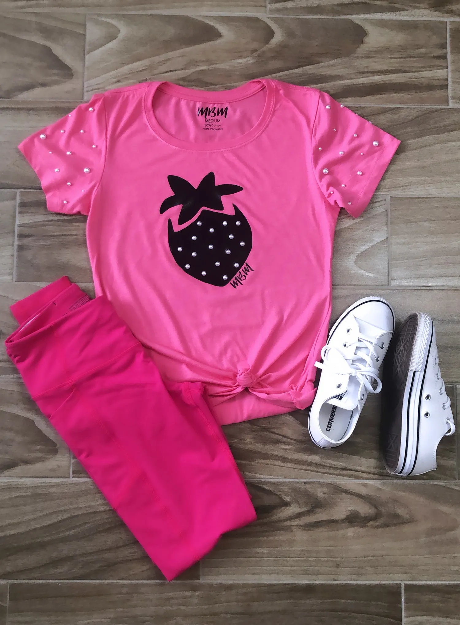 MBM T-SHIRT DARK STRAWBERRY