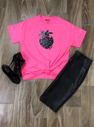 MBM T-SHIRT DARK STRAWBERRY