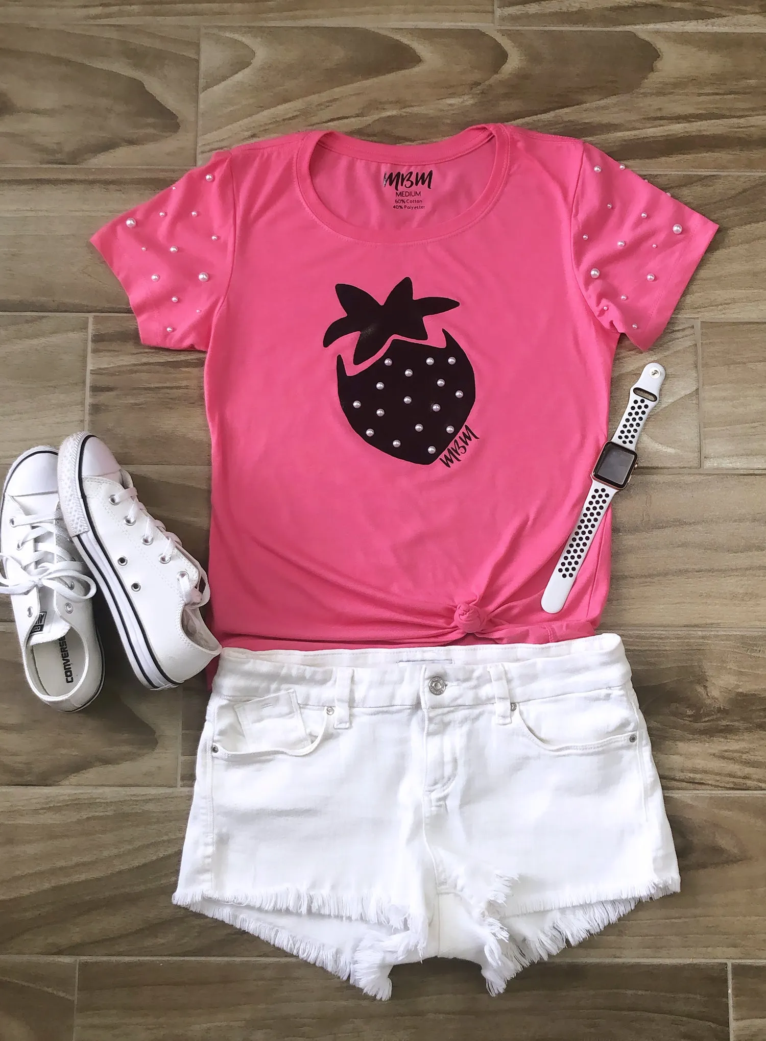 MBM T-SHIRT DARK STRAWBERRY