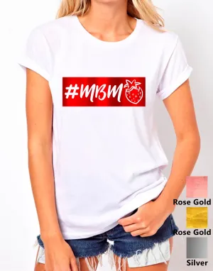 MBM T-SHIRT WITH METAL PRINT