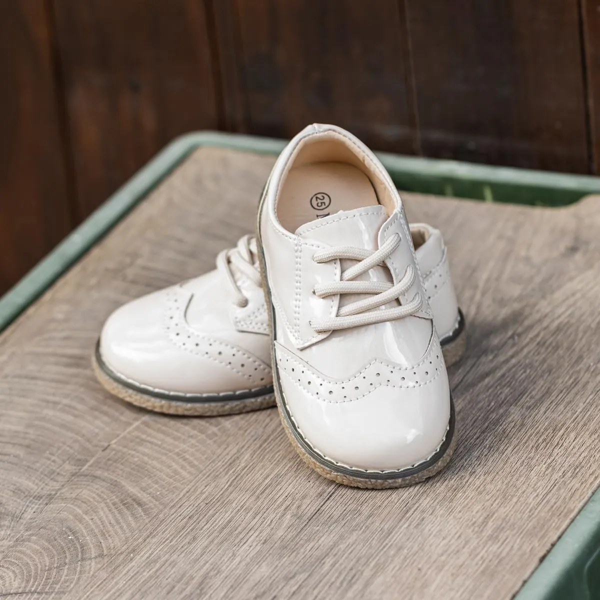 Meckior Toddler Boys Girls Black Dress Shoes Little Kid Oxford Shoes Wedding Church Dress Shoes PU Leather Lace Up School Uniform Loafer Flats