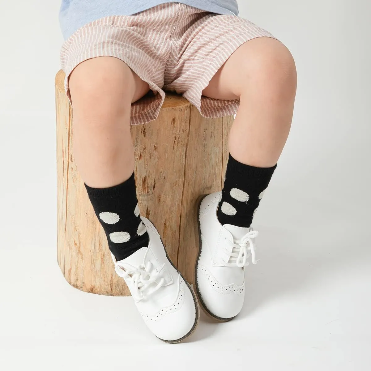 Meckior Toddler Boys Girls Dress Shoes Little Kid Oxford Shoes Wedding Church Dress Shoes PU Leather Lace Up School Uniform Loafer Flats
