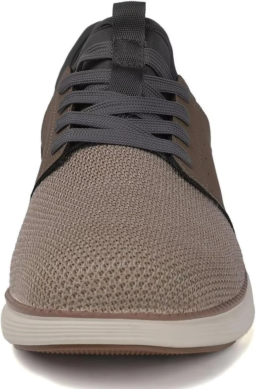 Men Casual Dress Shoes Hands Free Slip On Laceless Fashion Sneakers Lightweight Breathable Walking Shoes Gym Tennis Athletic