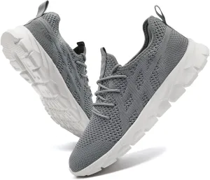 Men Slip On Running Sneakers Tennis Lightweight Non-Slip Athletic Shoes Cushioned Comfort for Walking Gym Fitness & Daily Training Leisure Sports