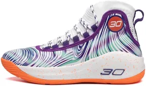 Men's Basketball Shoes Fashion Printed Leather Sneakers Youth