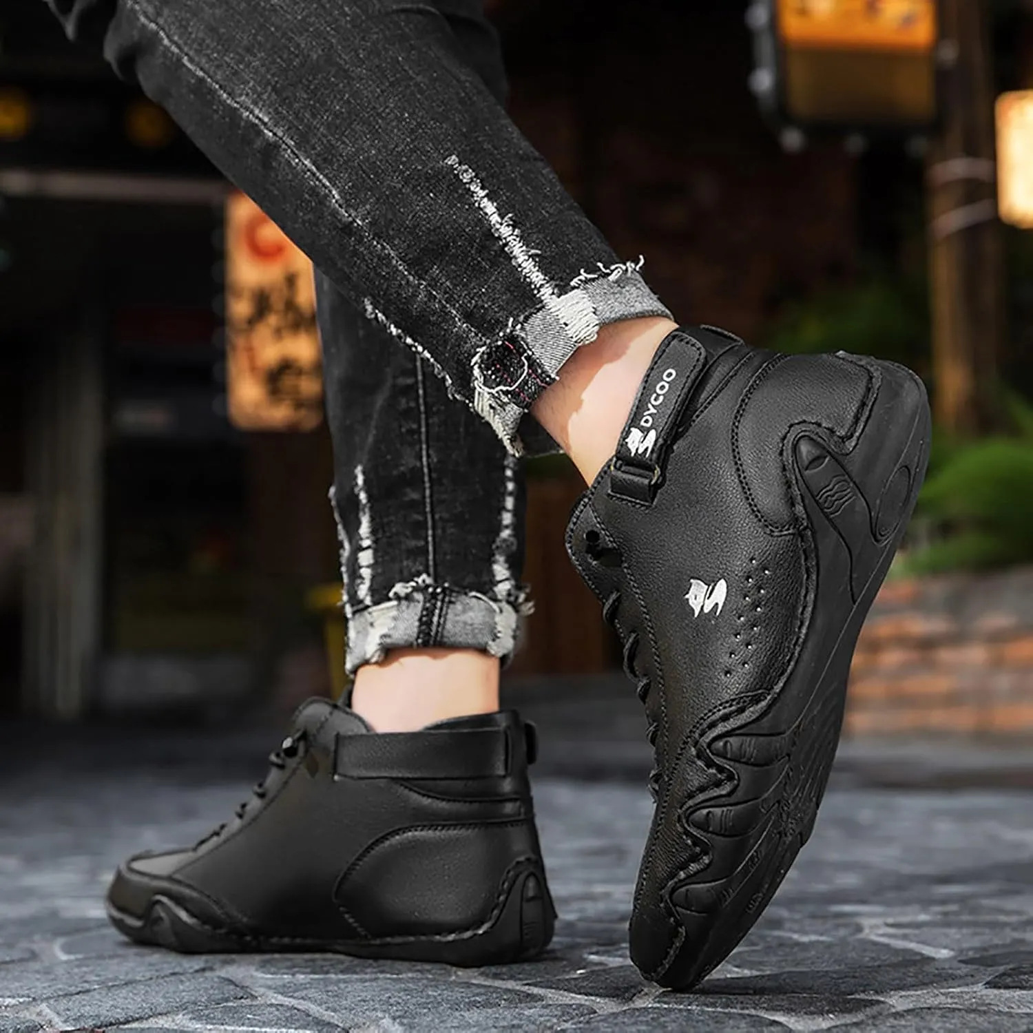 Men's Casual Shoes Daily Wear Stylish Closed Toe Design Versatile Footwear Any Season Comfortable Flat Shoes
