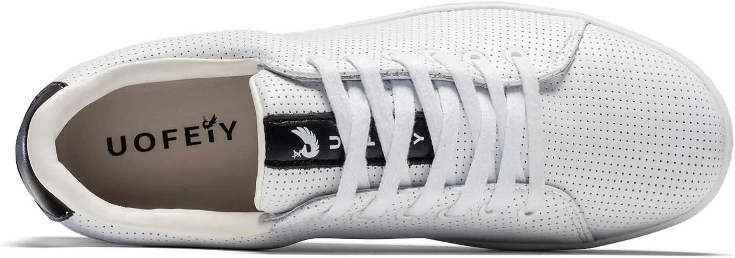 Men's Golf Shoes Professional Spikeless Leather Sneakers Non Slip Low Top Lightweight Comfort Travel Walking Shoes