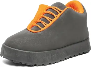 Men's Platform Sneakers Lightweight Comfort Lace Up Skate Shoes Puffy Trendy Casual Shoes