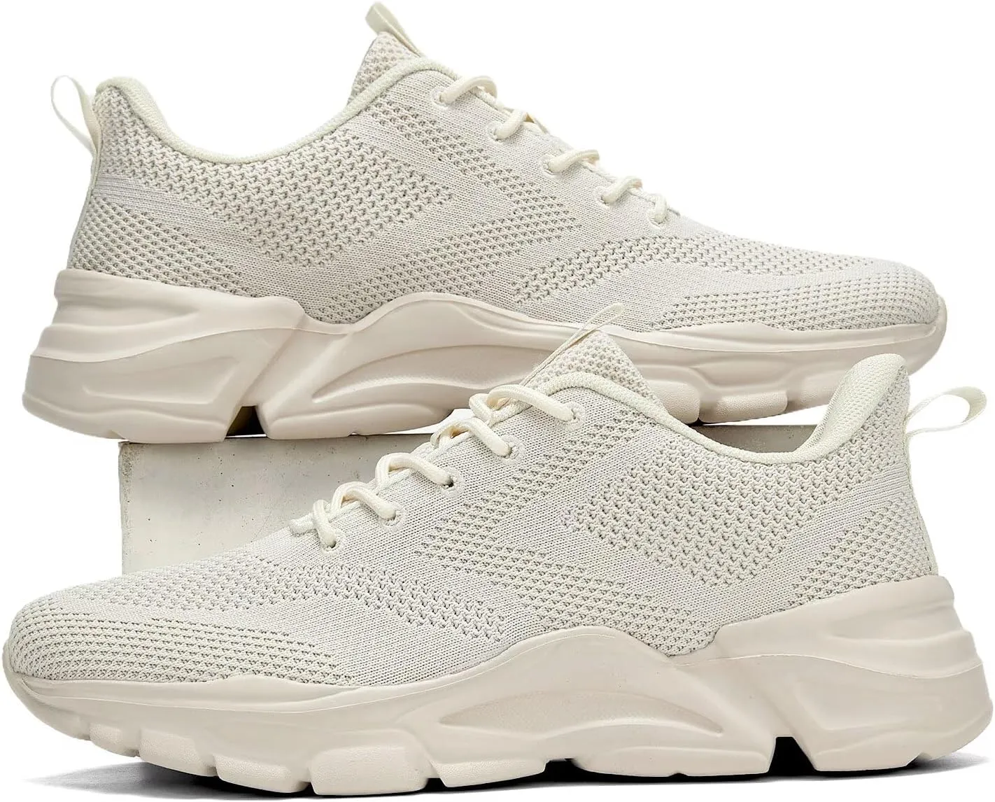 Mens Road-Running Shoes Walking Shoes Fashion Athletic Sneakers Working Gym Comfort Lightweight Mesh Shoes