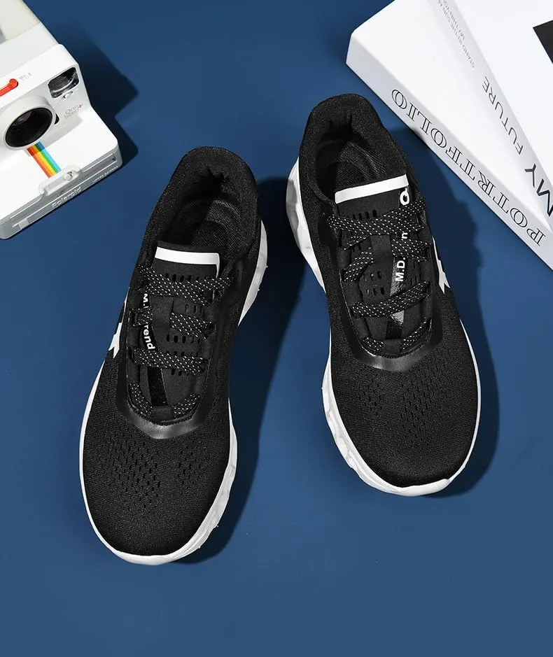 Men's Running Sneakers Shoes Comfortable Cushioned Mens Road Running Shoes, Slip on Breathable Soft Bottom Casual Athletic Shoes, Walking Tennis Jogging Workout Men Wide Trainers