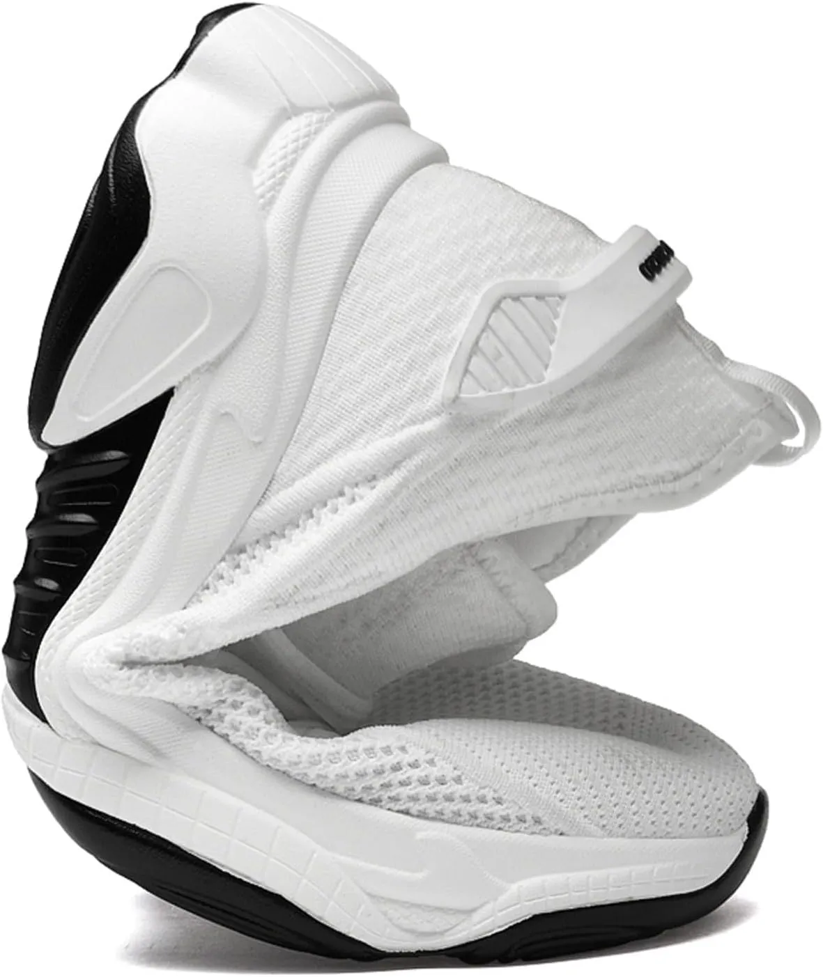 Mens Slip On Sneakers Non Slip Walking Shoes Lightweight Athletic Shoes Casual Running Shoe Increase Height 6/8/10CM