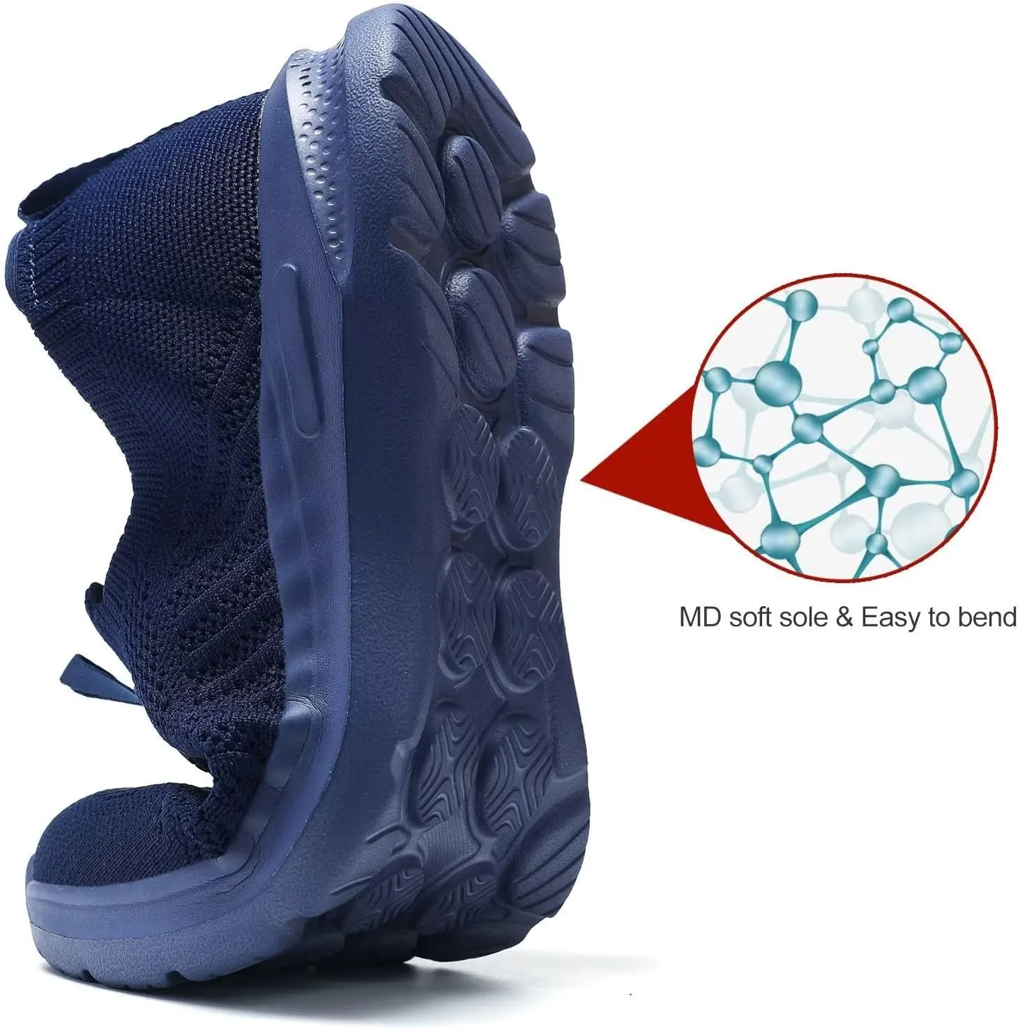 Mens Walking Shoes Lightweight Breathe Mesh Running Shoes Slip On Fashion Tennis Sneakers Comfort Gym Workout Zapatos de Hombre