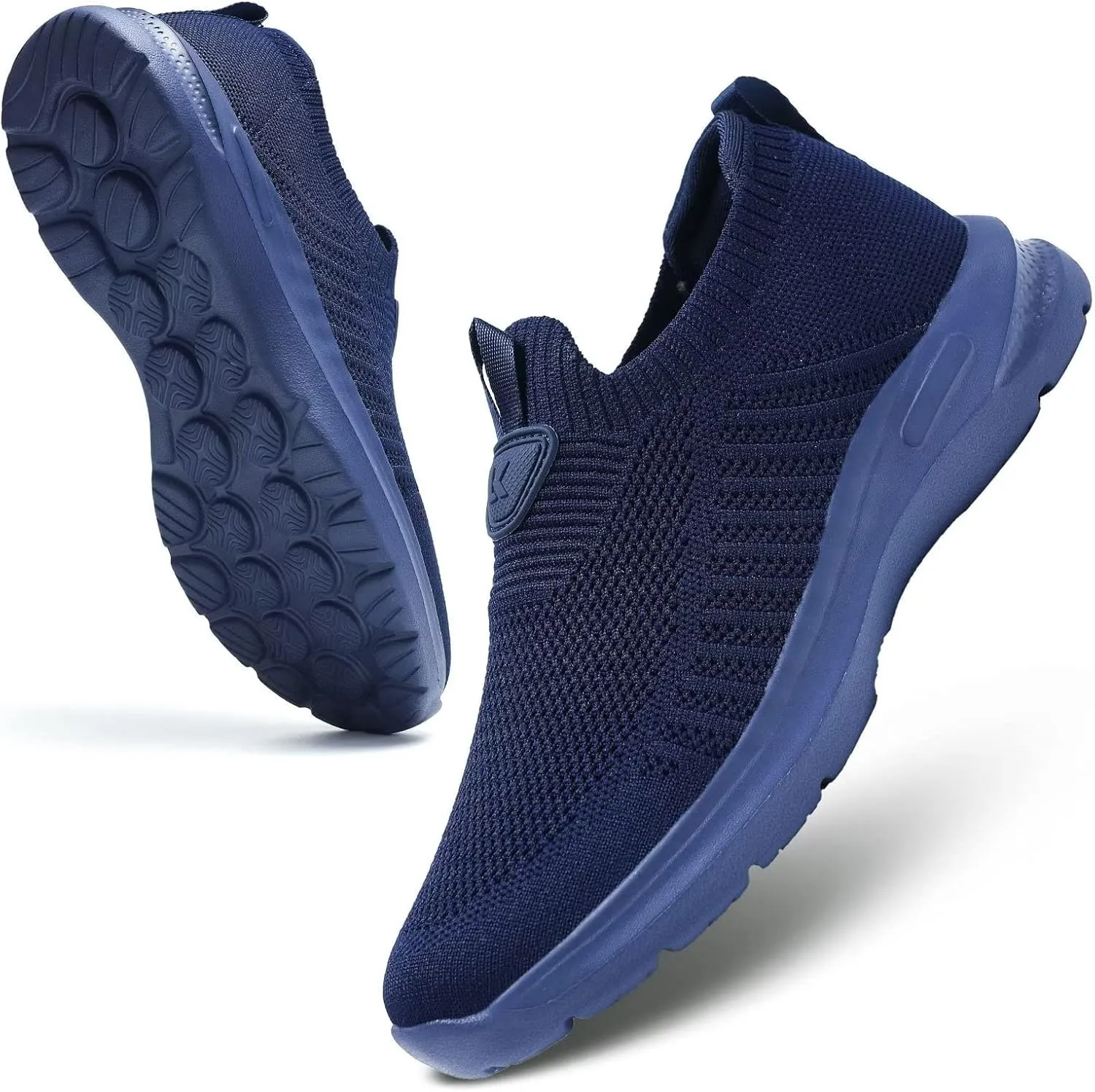Mens Walking Shoes Lightweight Breathe Mesh Running Shoes Slip On Fashion Tennis Sneakers Comfort Gym Workout Zapatos de Hombre